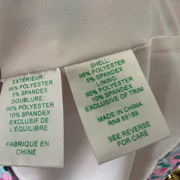 Lilly Pulitzer Blaire Stretch Dress - Size 4 - multi Hottie Dottie - Picture 6 of 10